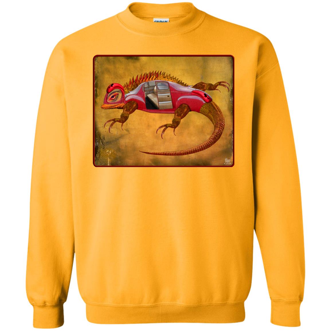 Uber Lizard - red - Men's Crew Neck Sweatshirt