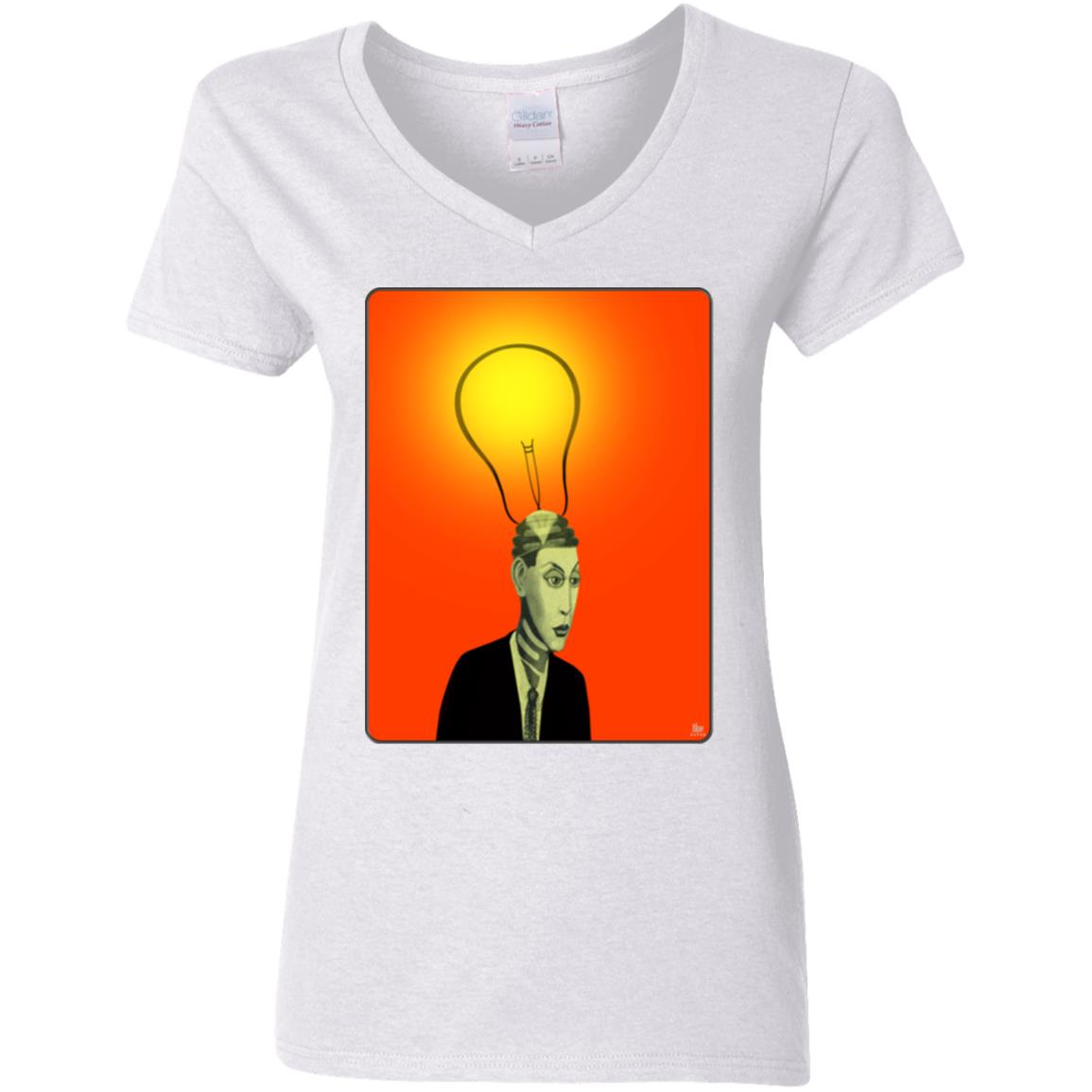 Bright Idea - Women's V-Neck T Shirt