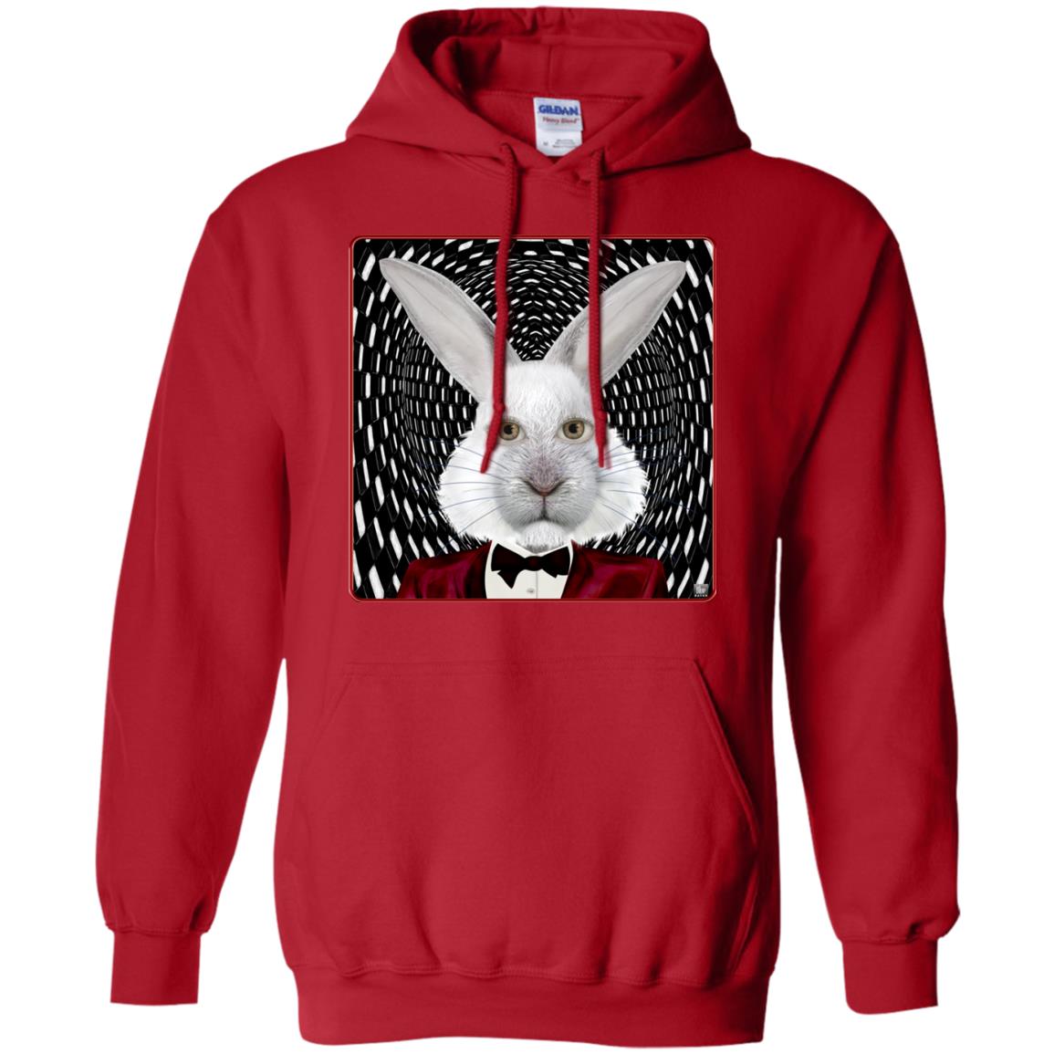 the white rabbit - Adult Hoodie