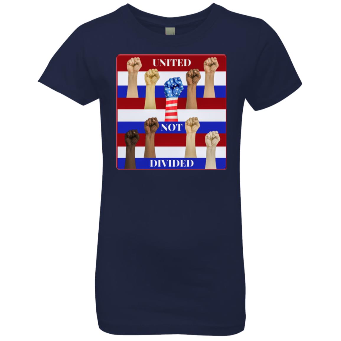 united not divided - Girl's Premium Cotton T-Shirt