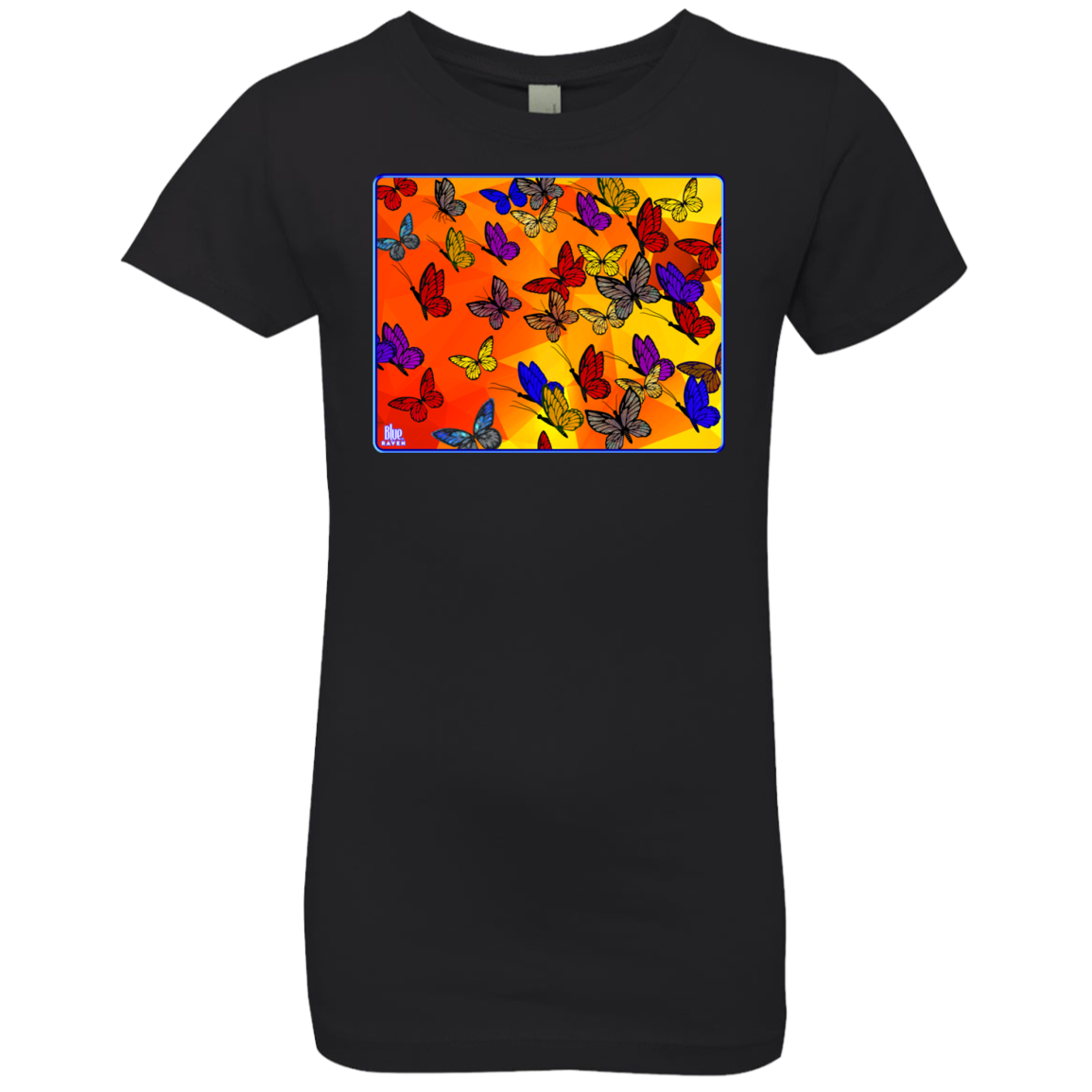 Butterflies - Girl's Premium Cotton T-Shirt
