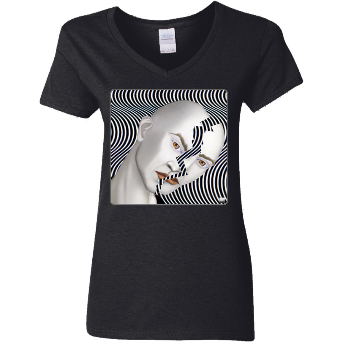Cracked Before Coffee - Women's V-Neck T Shirt