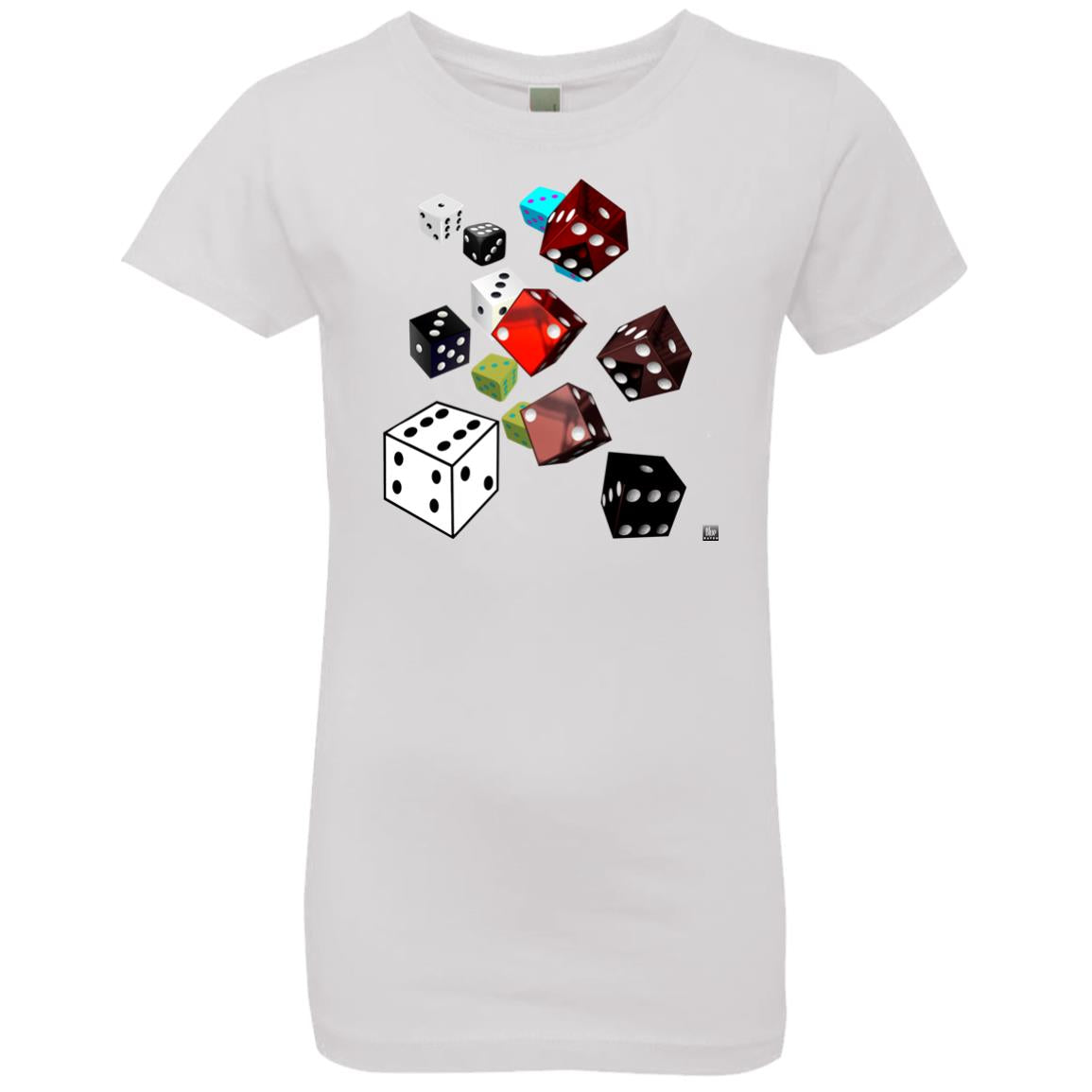 roll of the dice - Girl's Premium Cotton T-Shirt
