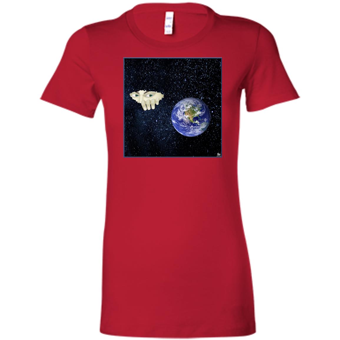SOMEWHERE OUT THERE - Women's Fitted T-Shirt