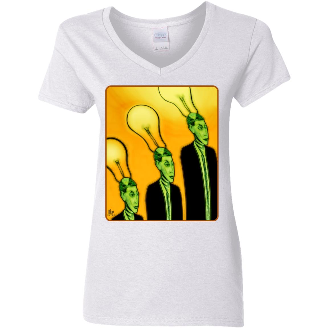 Brighter Idea - Women's V-Neck T Shirt