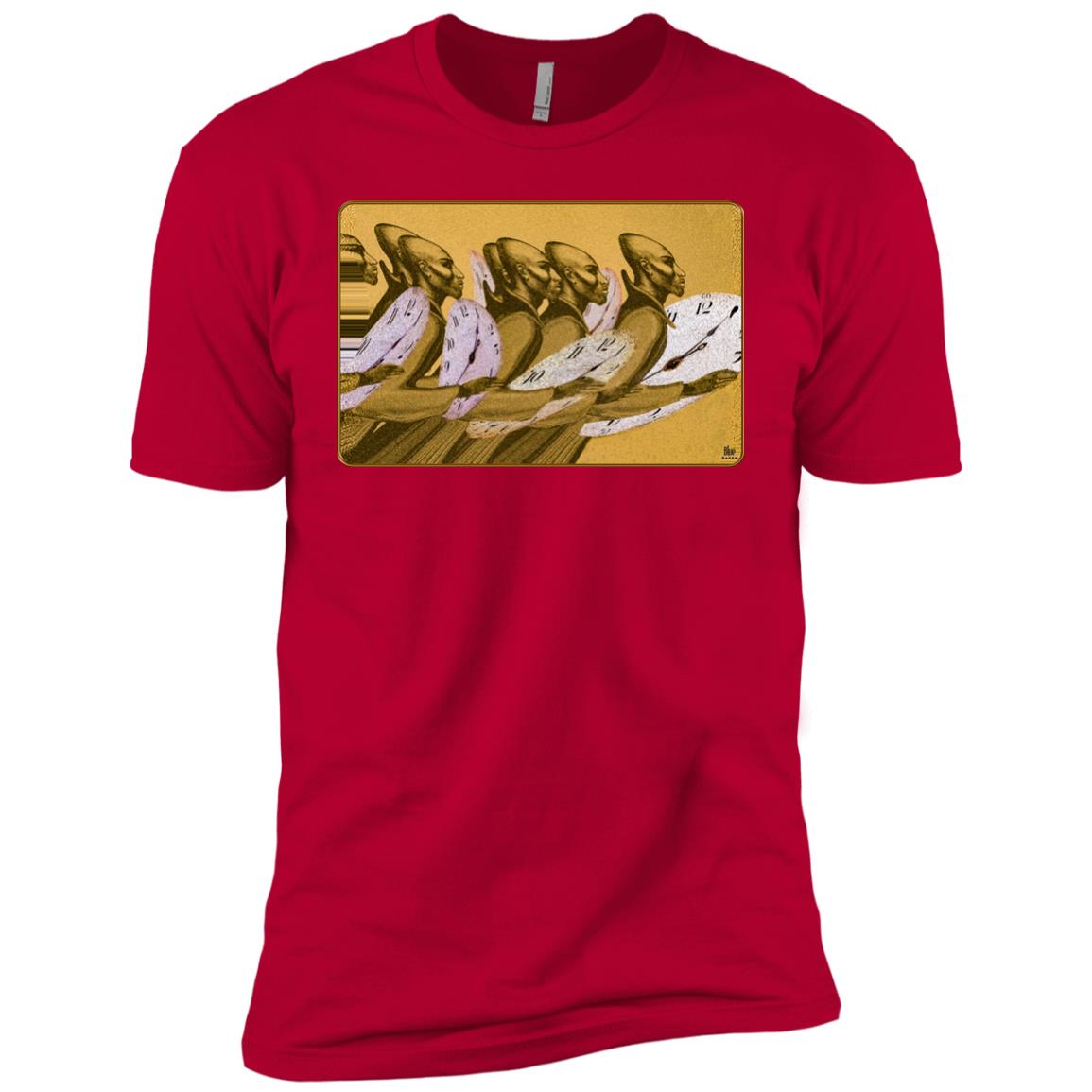 Time Marching On - Gold - Boy's Premium T-Shirt