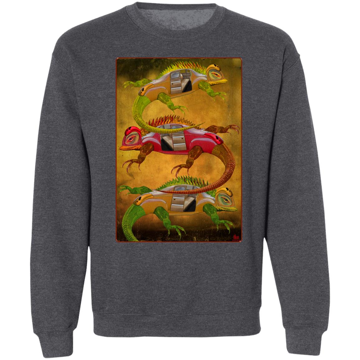 Uber Lizards - Unisex Crew Neck Sweatshirt