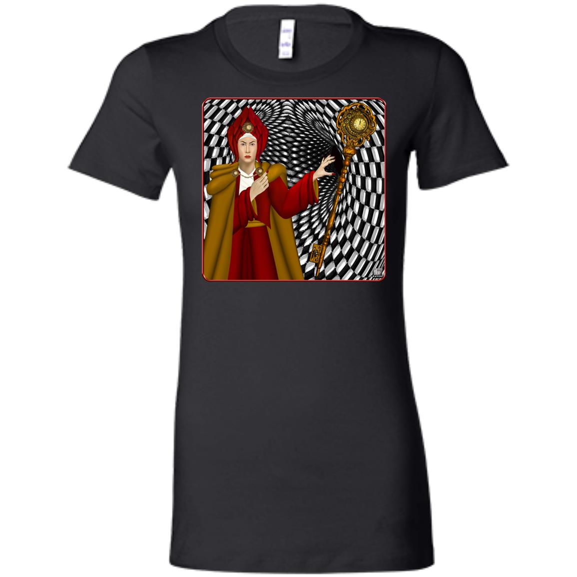 PORTRAIT OF THE RED QUEEN - Women's Fitted T-Shirt