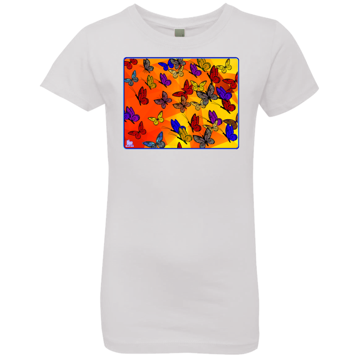 Butterflies - Girl's Premium Cotton T-Shirt