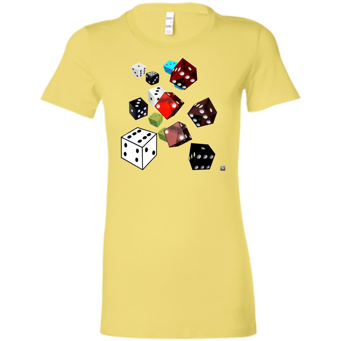 roll of the dice - Women's Fitted T-Shirt