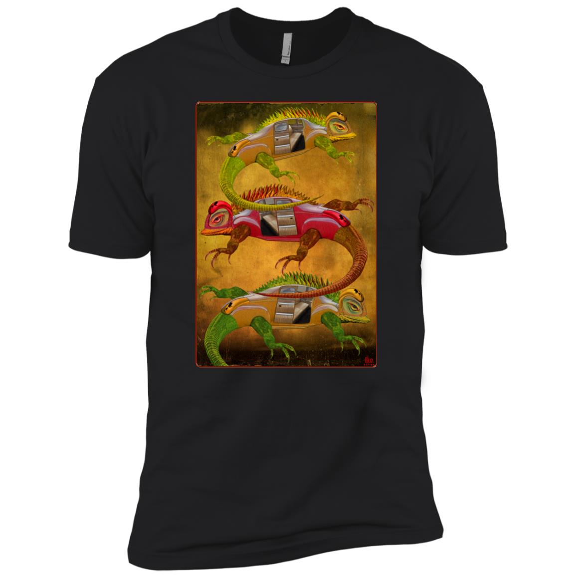 Uber Lizards - Boy's Premium T-Shirt