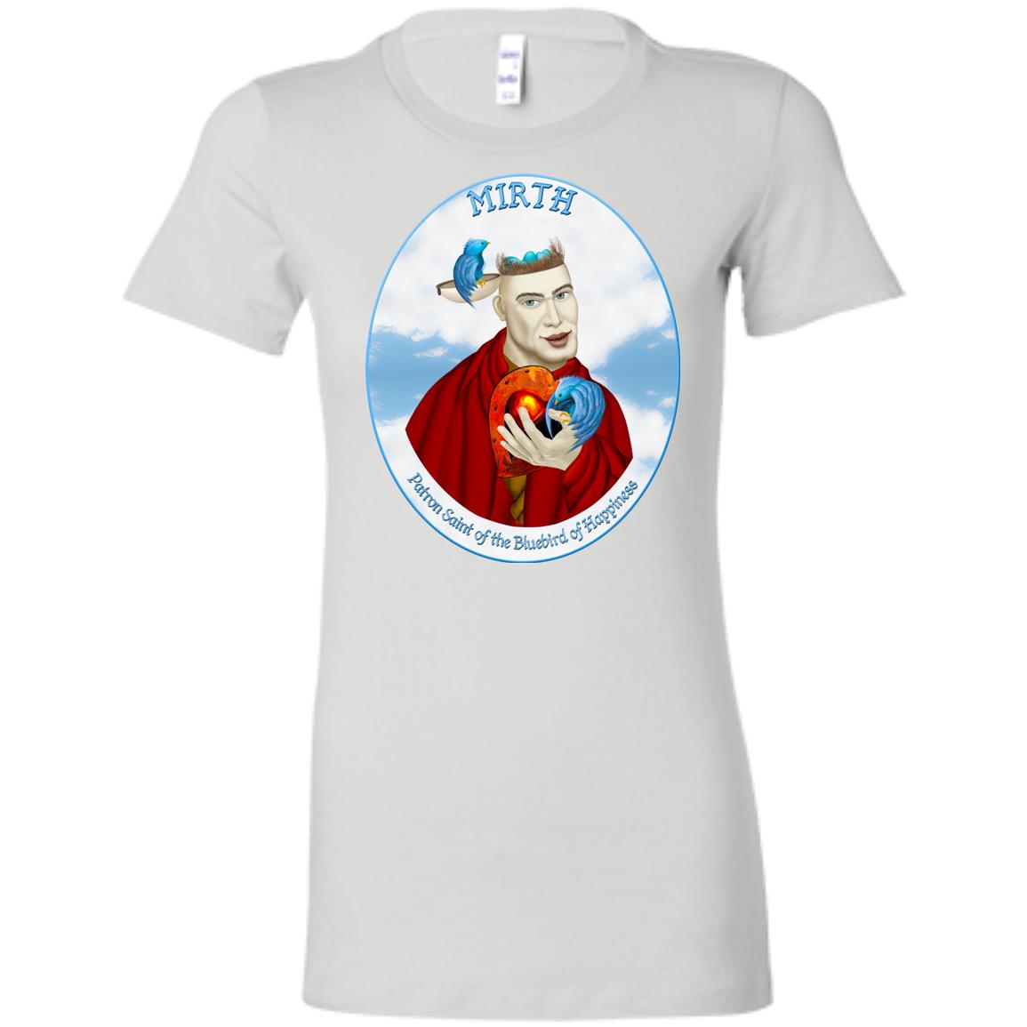 MIRTH - Oval - Women's Fitted T-Shirt
