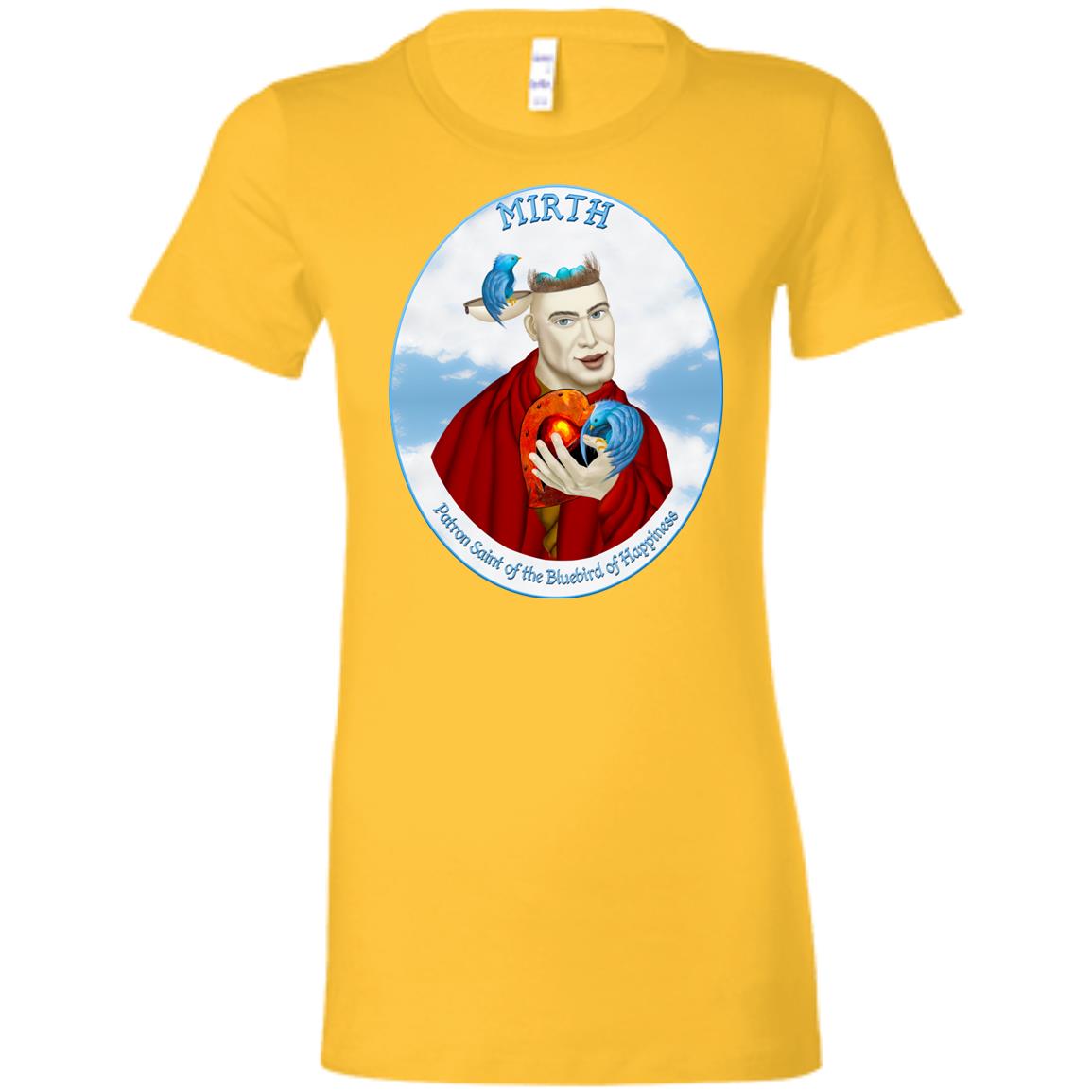 MIRTH - Oval - Women's Fitted T-Shirt