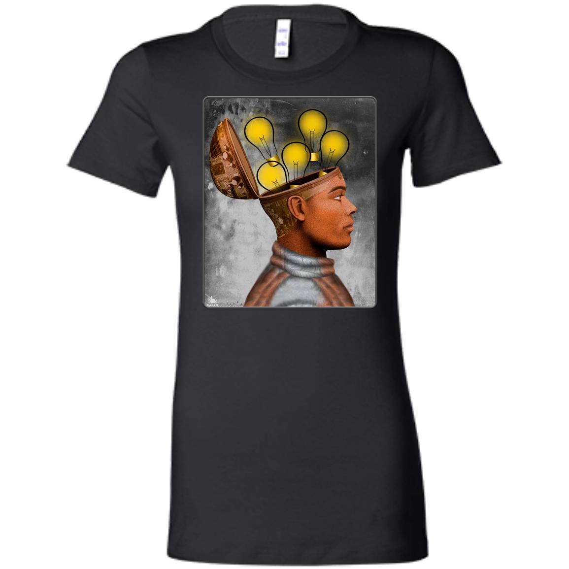 Future Humans - grunge - Women's Fitted T-Shirt