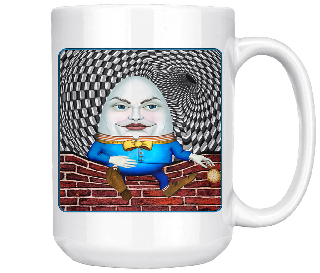 Portrait Of Humpty Dumpty - 15 oz mug