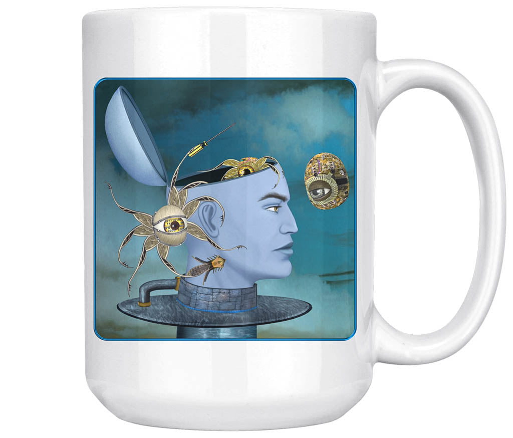 Spyderbot Brain Drain - 15 oz mug