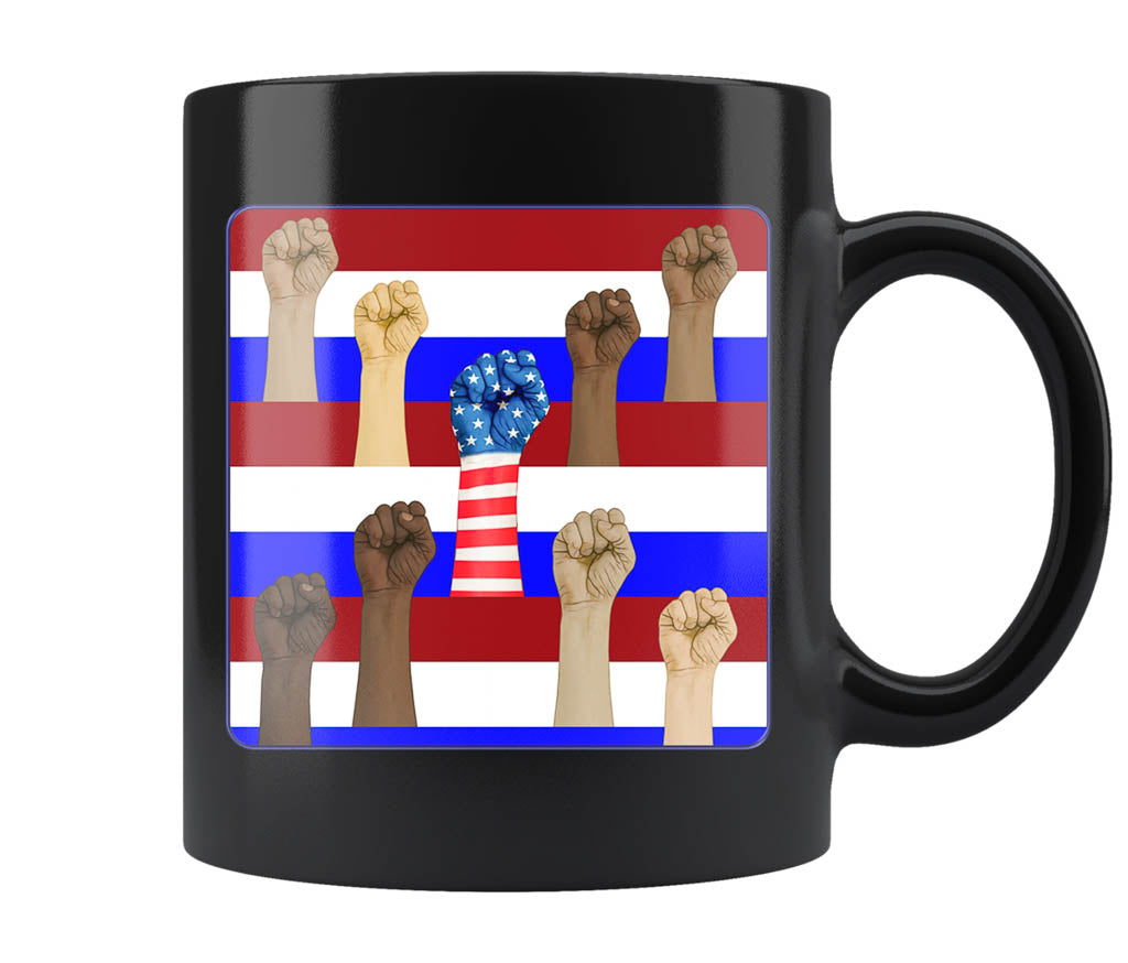 United Not Divided - 11 oz black mug