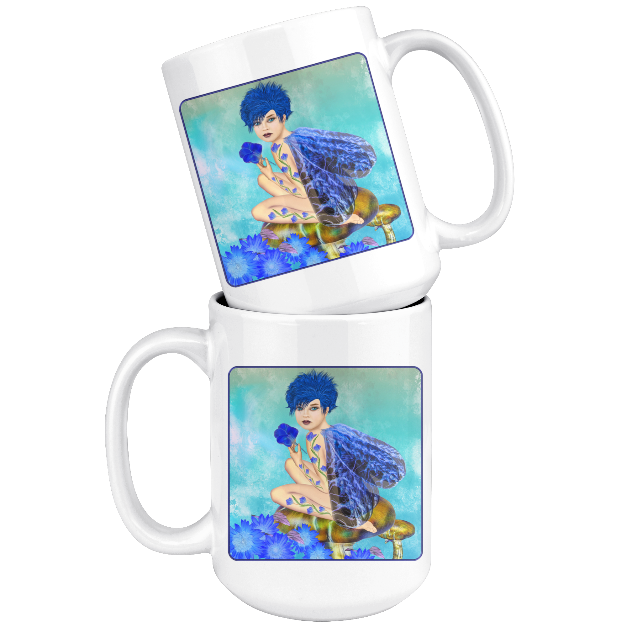 Blue Fairy - 15 oz mug