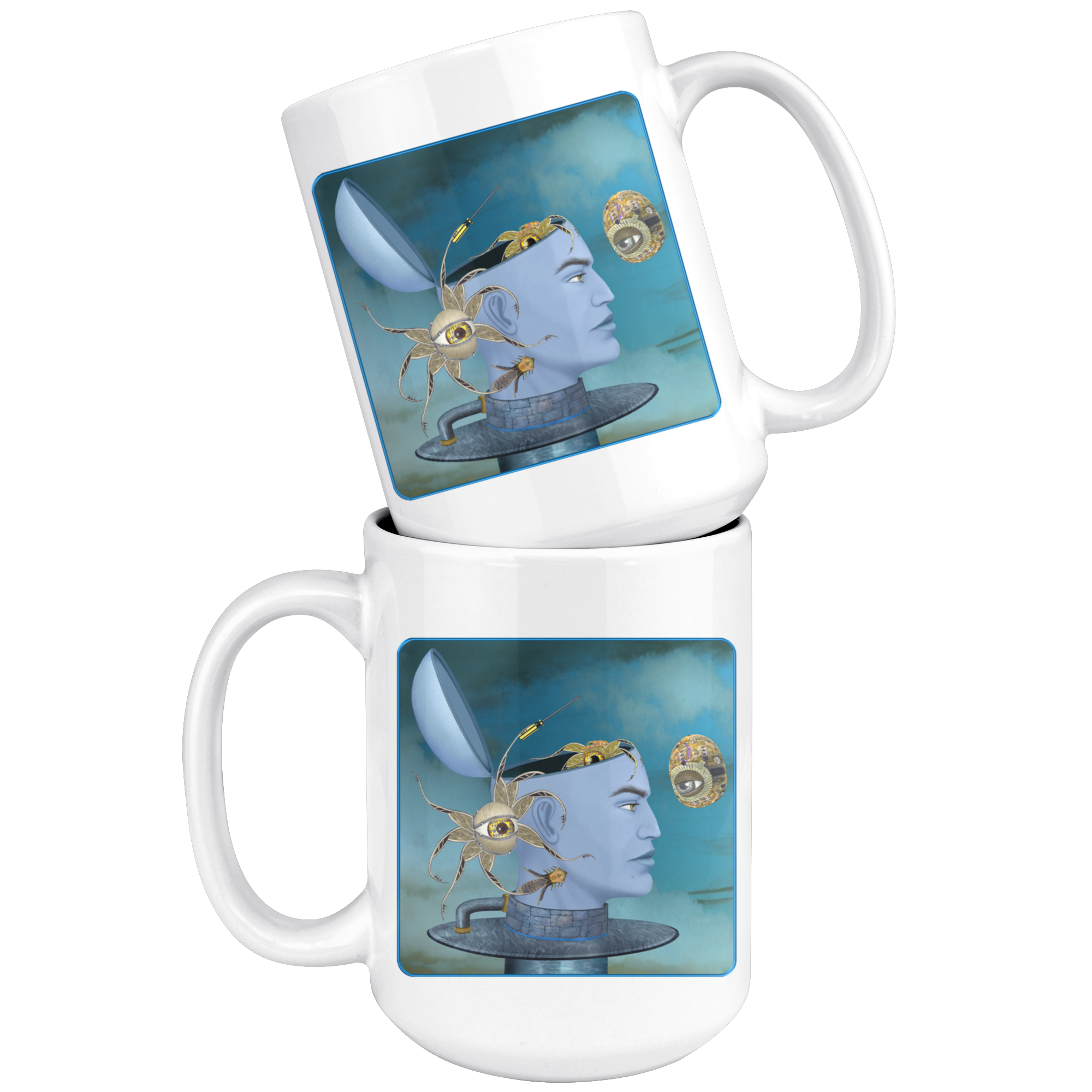 Spyderbot Brain Drain - 15 oz mug