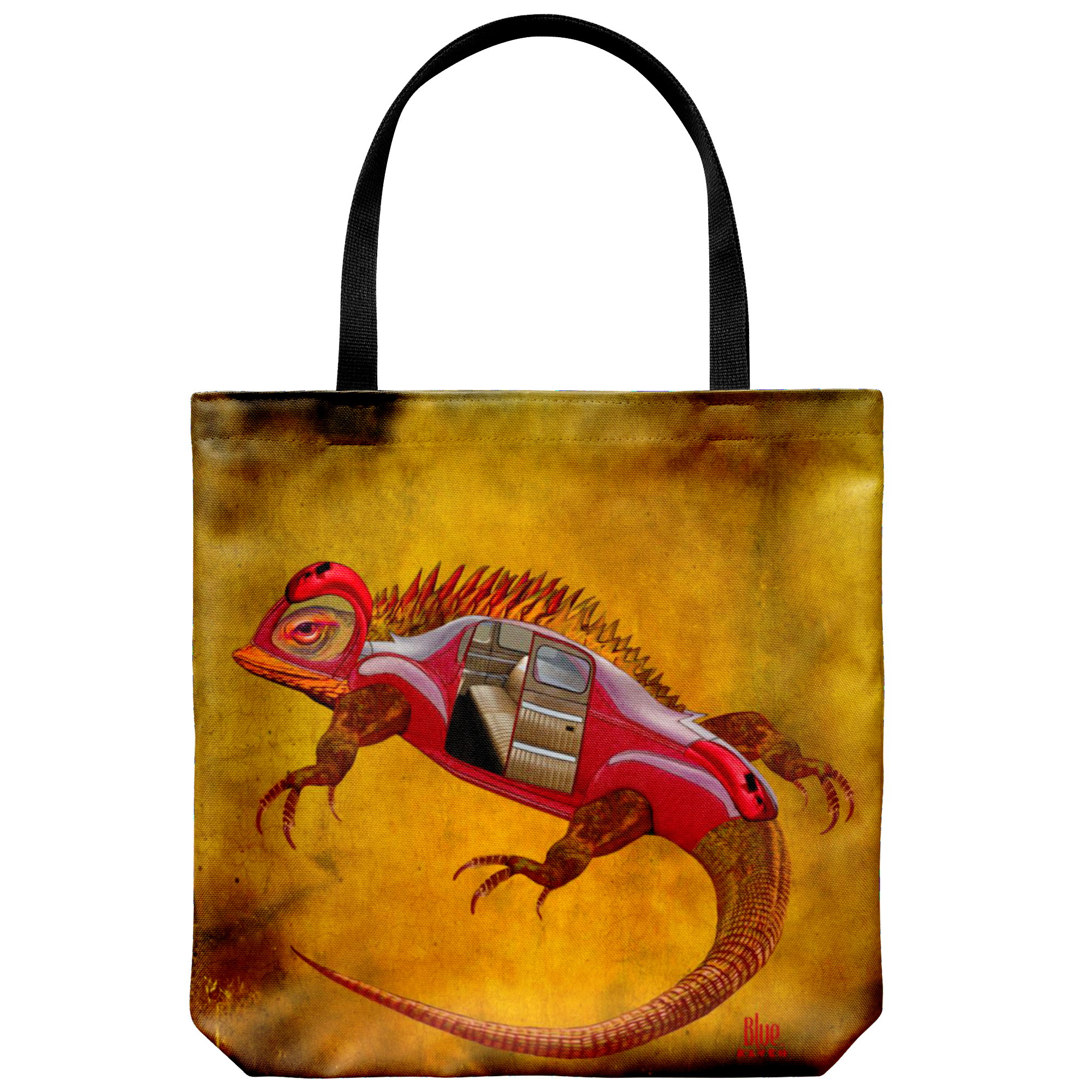 red uber lizzard - tote