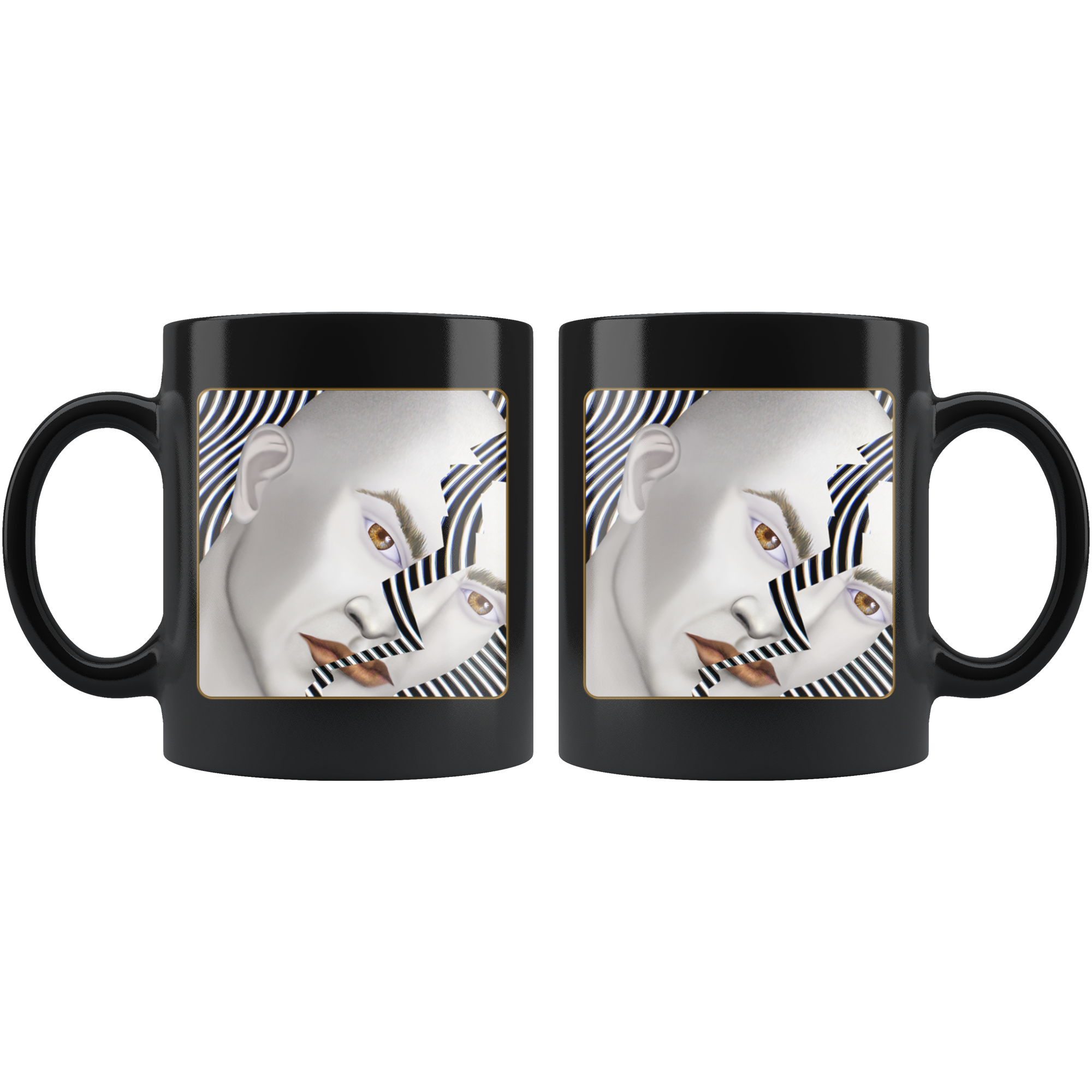 Cracked Until Coffee - 11 oz black mug